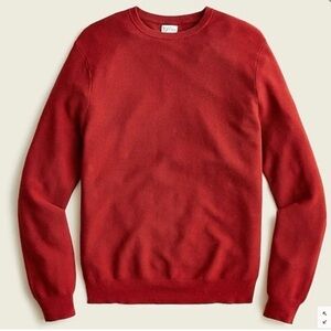 J. Crew 100% Cotton Ribbed Textured Sweater Knitwear Garter Stitch Large